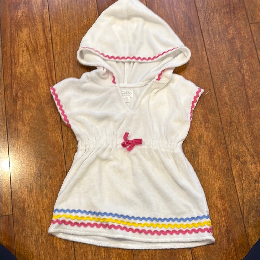 Mud Pie hooded towel cover up